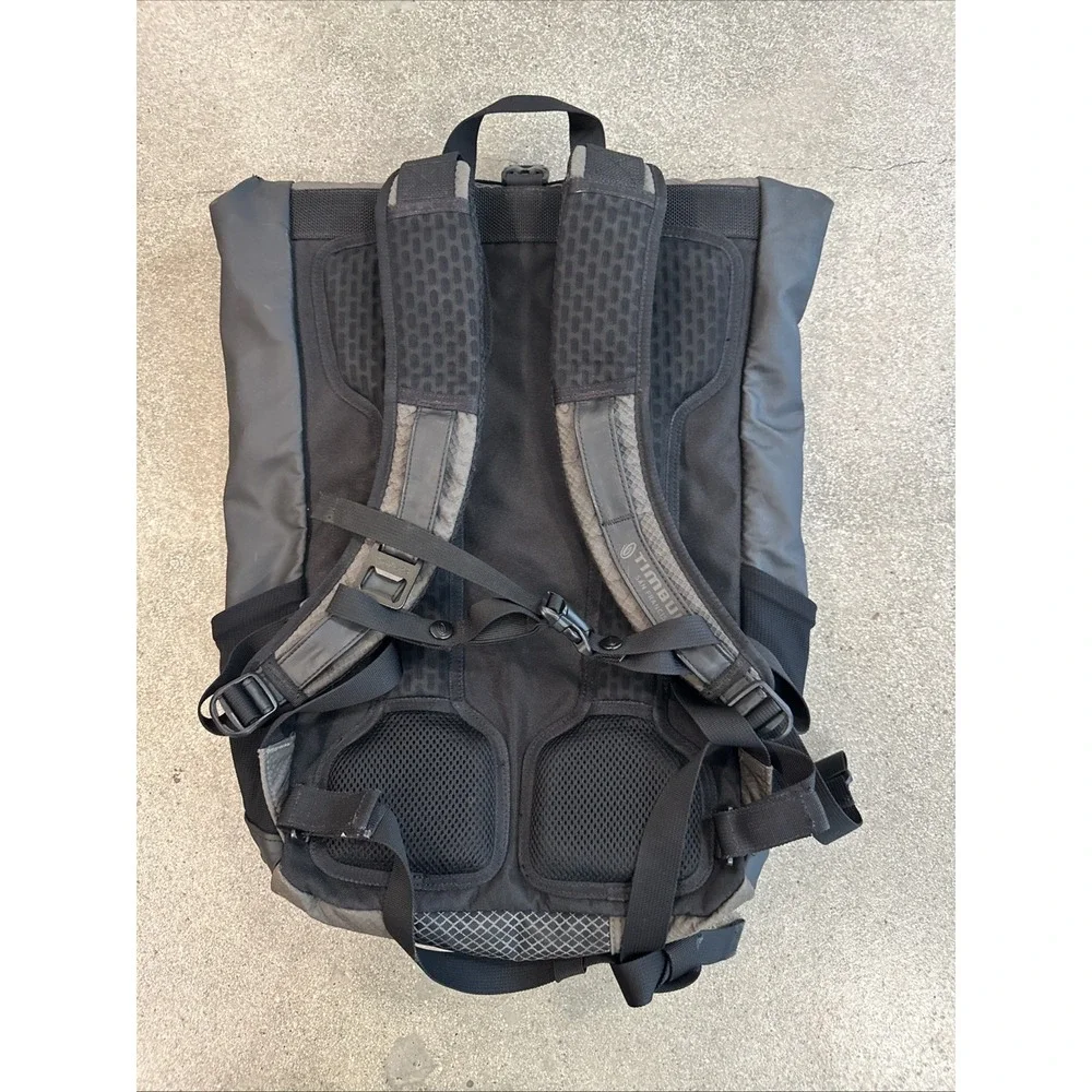 Timbuk2 Especial Vuelo Cycling Laptop Backpack Multi-Zip Waterproof Blk/Gray 25L